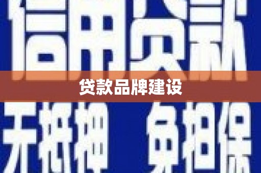 皇姑贷款品牌建设