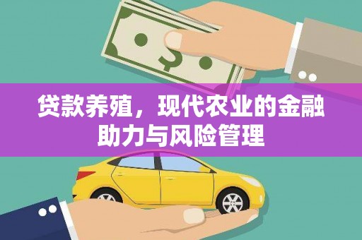皇姑贷款养殖，现代农业的金融助力与风险管理