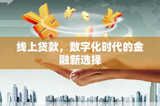 皇姑线上贷款，数字化时代的金融新选择