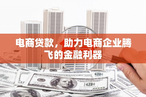 皇姑电商贷款，助力电商企业腾飞的金融利器