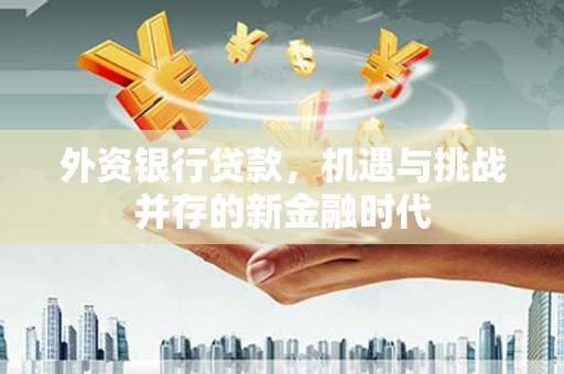 皇姑外资银行贷款，机遇与挑战并存的新金融时代