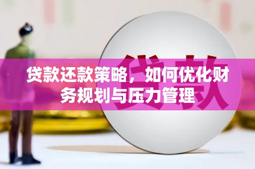 皇姑贷款还款策略，如何优化财务规划与压力管理
