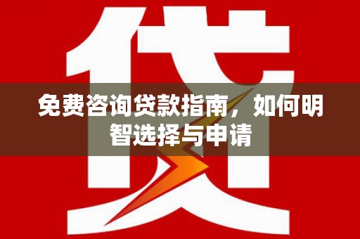 皇姑免费咨询贷款指南，如何明智选择与申请