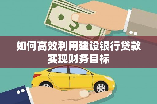 皇姑如何高效利用建设银行贷款实现财务目标