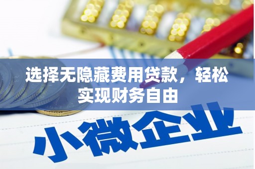皇姑选择无隐藏费用贷款，轻松实现财务自由