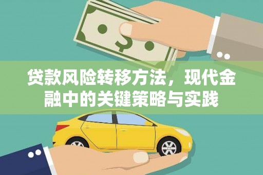 皇姑贷款风险转移方法，现代金融中的关键策略与实践