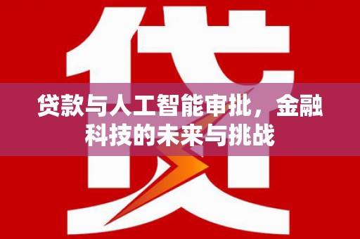 皇姑贷款与人工智能审批，金融科技的未来与挑战