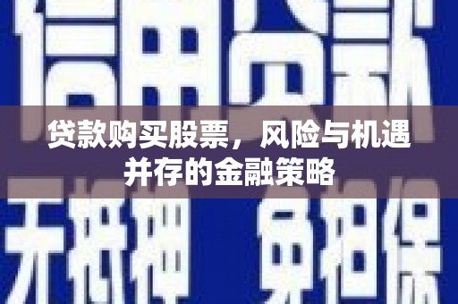 皇姑贷款购买股票，风险与机遇并存的金融策略