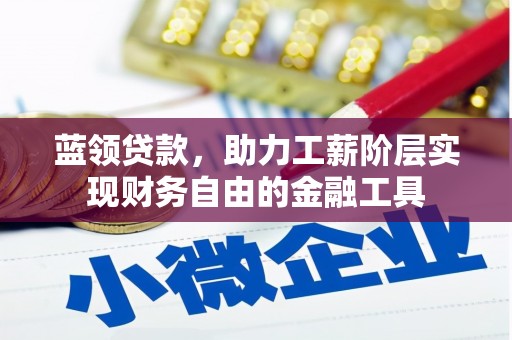 皇姑蓝领贷款，助力工薪阶层实现财务自由的金融工具