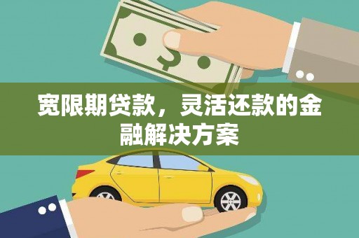 皇姑宽限期贷款，灵活还款的金融解决方案
