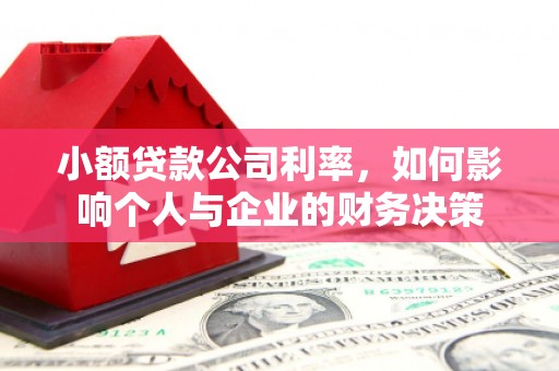 皇姑小额贷款公司利率，如何影响个人与企业的财务决策
