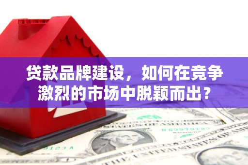 皇姑贷款品牌建设，如何在竞争激烈的市场中脱颖而出？