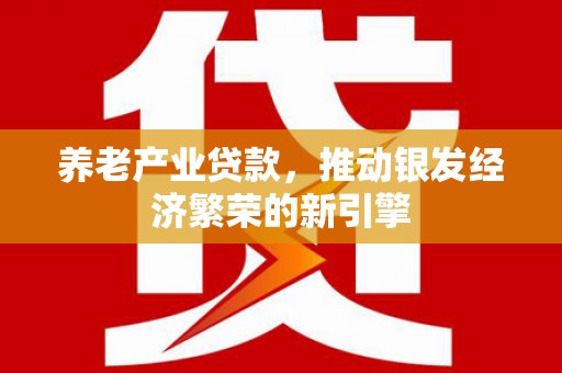 皇姑养老产业贷款，推动银发经济繁荣的新引擎