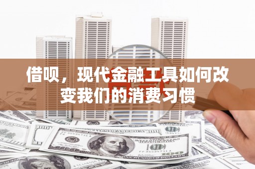 皇姑借呗，现代金融工具如何改变我们的消费习惯