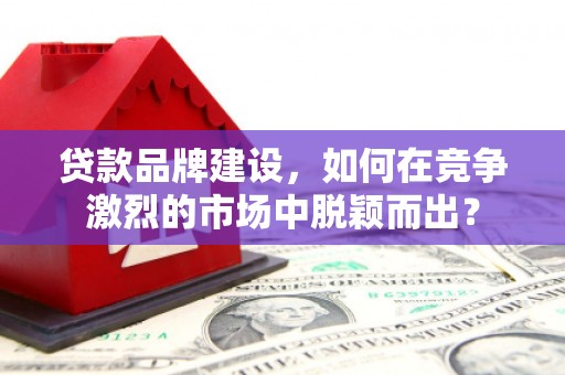 皇姑贷款品牌建设，如何在竞争激烈的市场中脱颖而出？