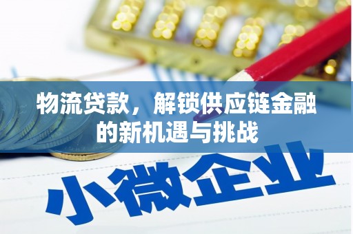 皇姑物流贷款，解锁供应链金融的新机遇与挑战