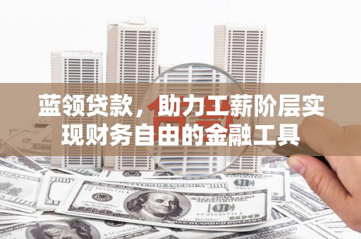皇姑蓝领贷款，助力工薪阶层实现财务自由的金融工具