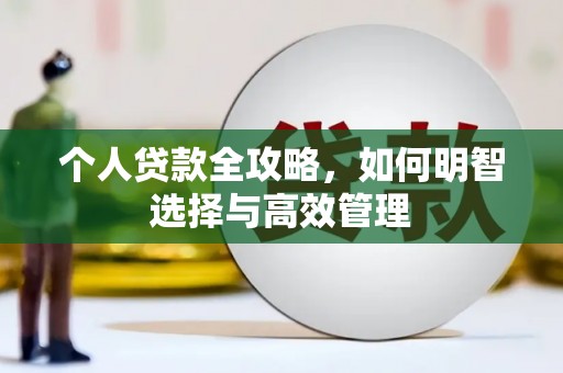 皇姑个人贷款全攻略，如何明智选择与高效管理